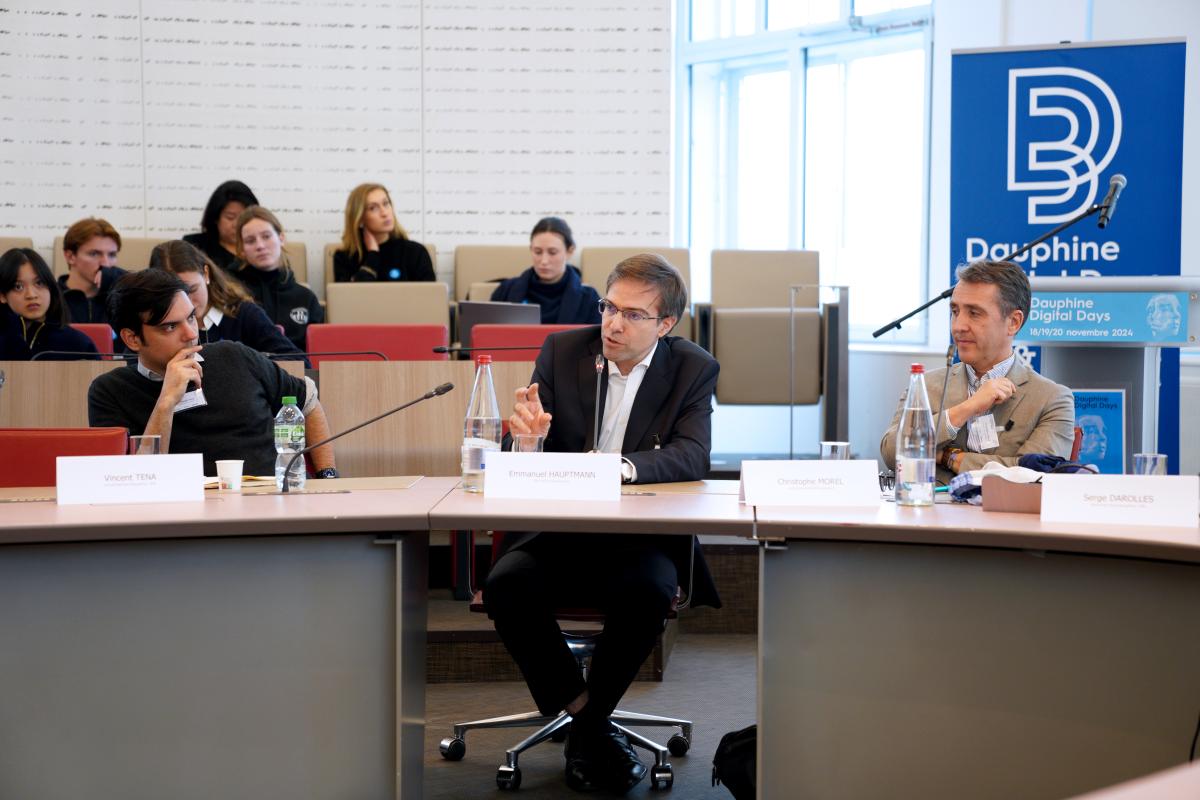 Emmanuel Hauptmann at Dauphine Digital Days